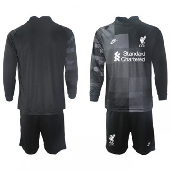 Camisola Liverpool Guarda-redes Criança Equipamento Terceiro 2021-2022 Manga Comprida